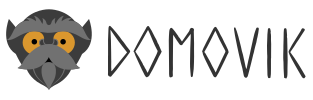 Domovik - logo s textem